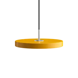 Umage - Pendel - Asteria - Ståltop/Saffron yellow - Mini Ø31 cm